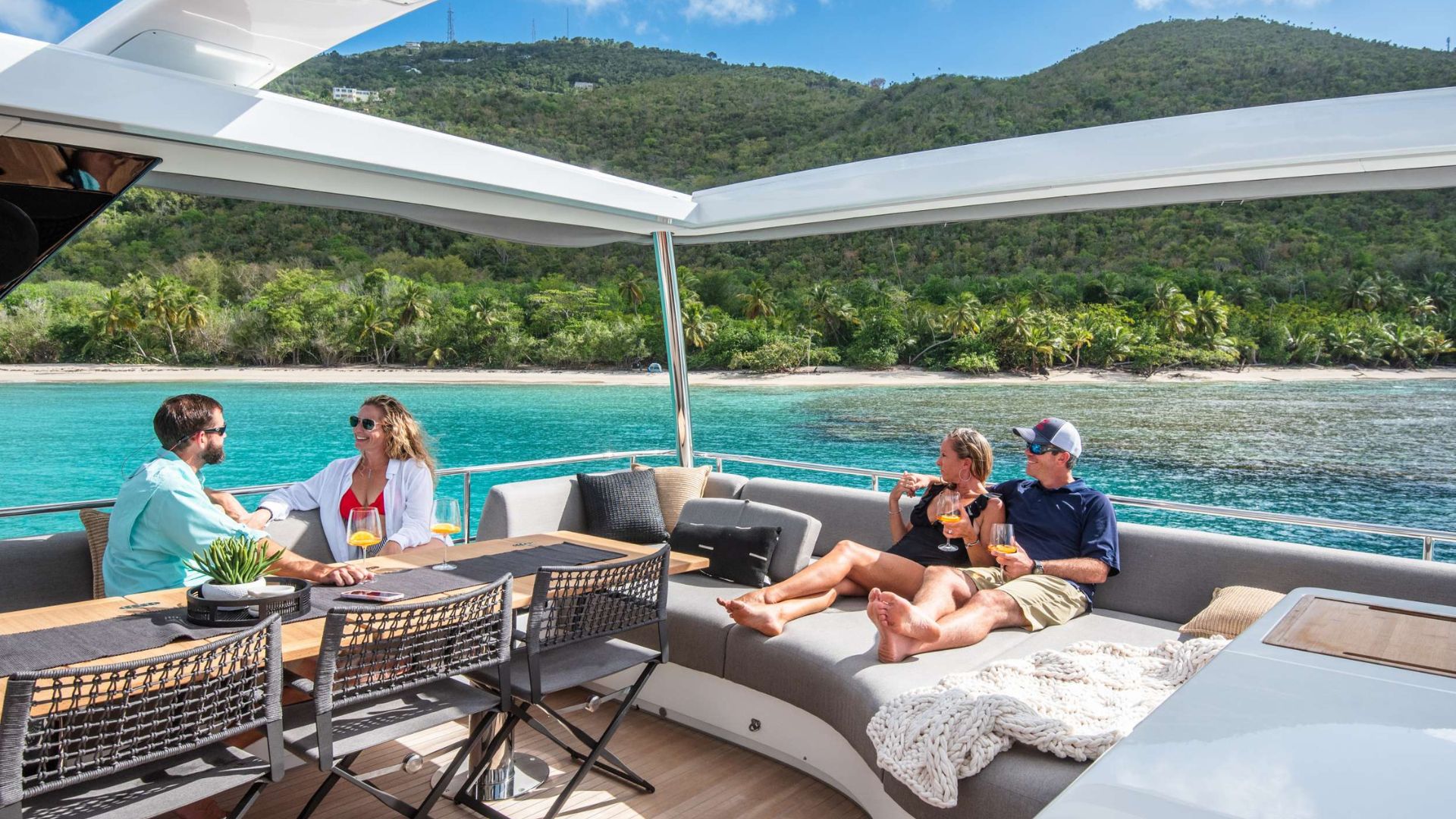 Escape from the crowds aboard a Caribbean Crewed Yacht Charter.