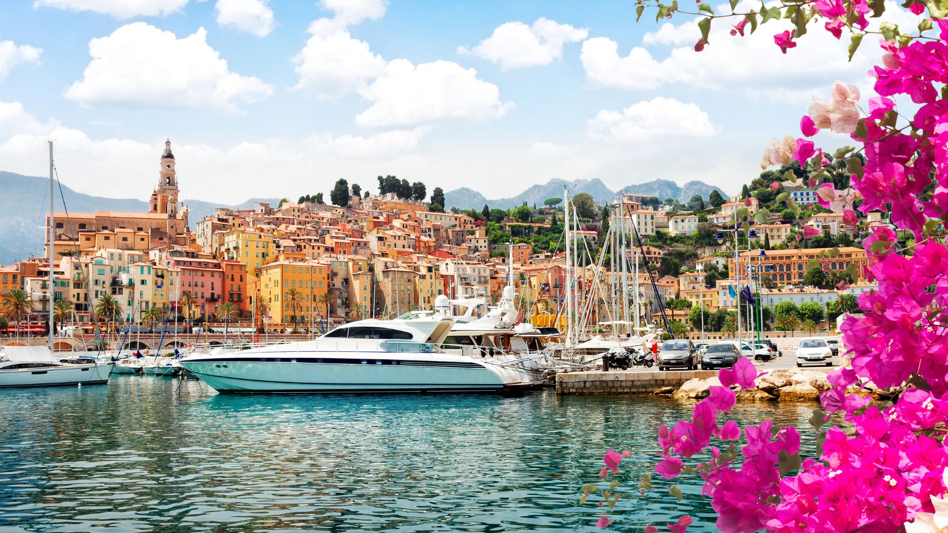 Menton shifts the tone slightly south and east — still polished, but less theater-forward than Monaco. The old town and harbor give the eastern route a softer border-edge stop before the week bends back toward the principality.