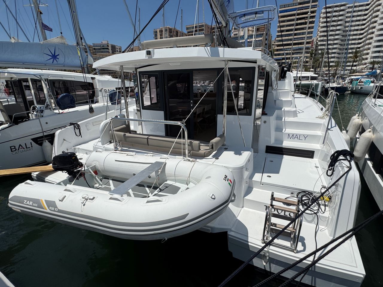 MALY, a 2025 Bali 4.2 available for charter in Croatia.