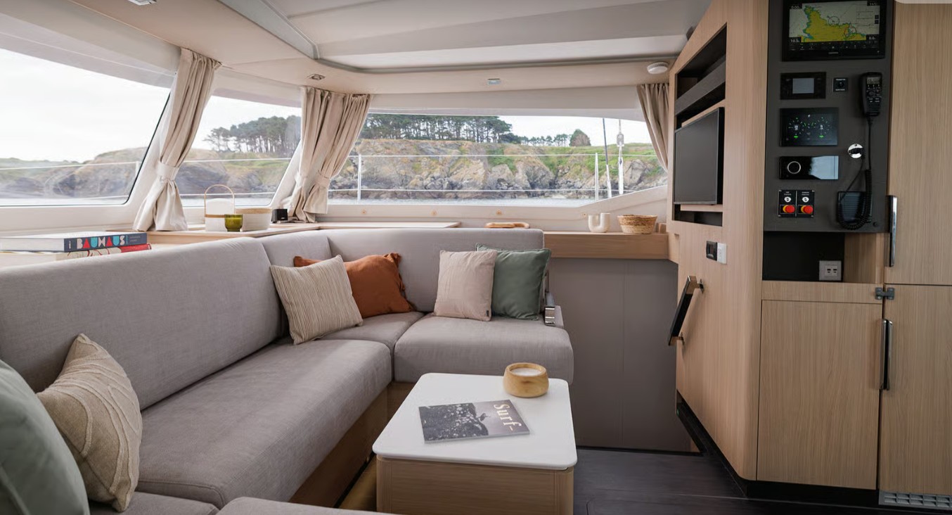ISLA BELLA, 2028 Fountaine Pajot FP 48 Quintet, Exuma Bahamas