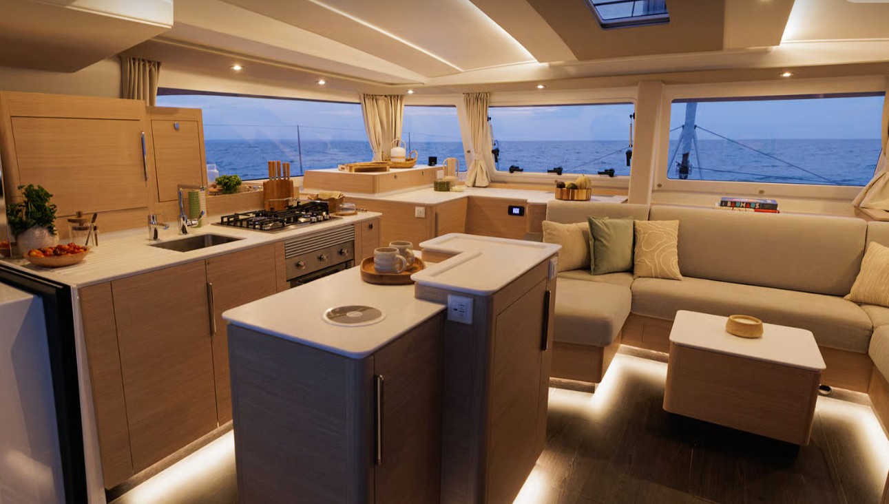 ISLA BELLA, 2028 Fountaine Pajot FP 48 Quintet, Exuma Bahamas