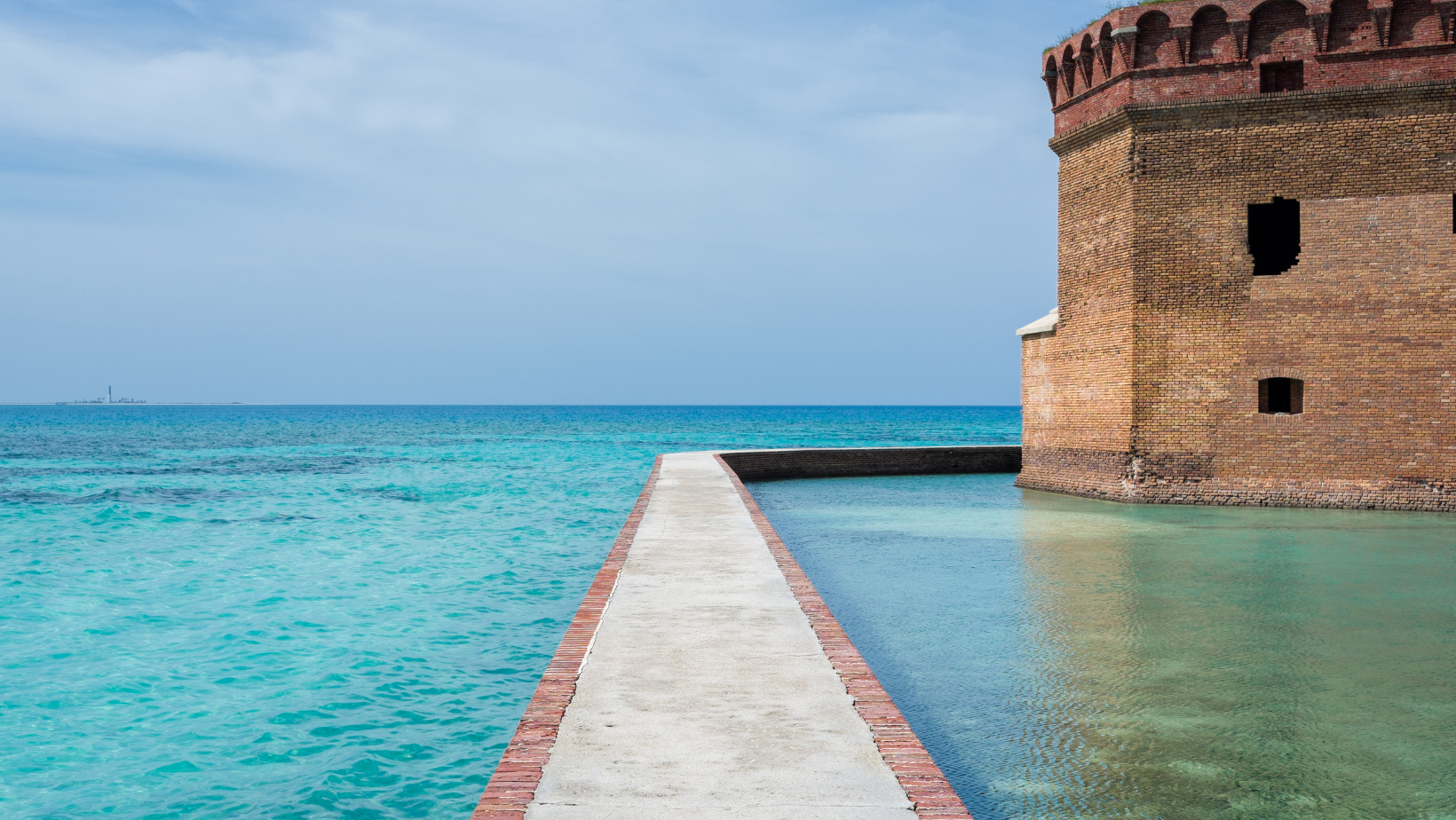 Garden Key, home to Fort Jefferson, provides a unique mix of history and natural beauty in the Dry Tortugas National Park.