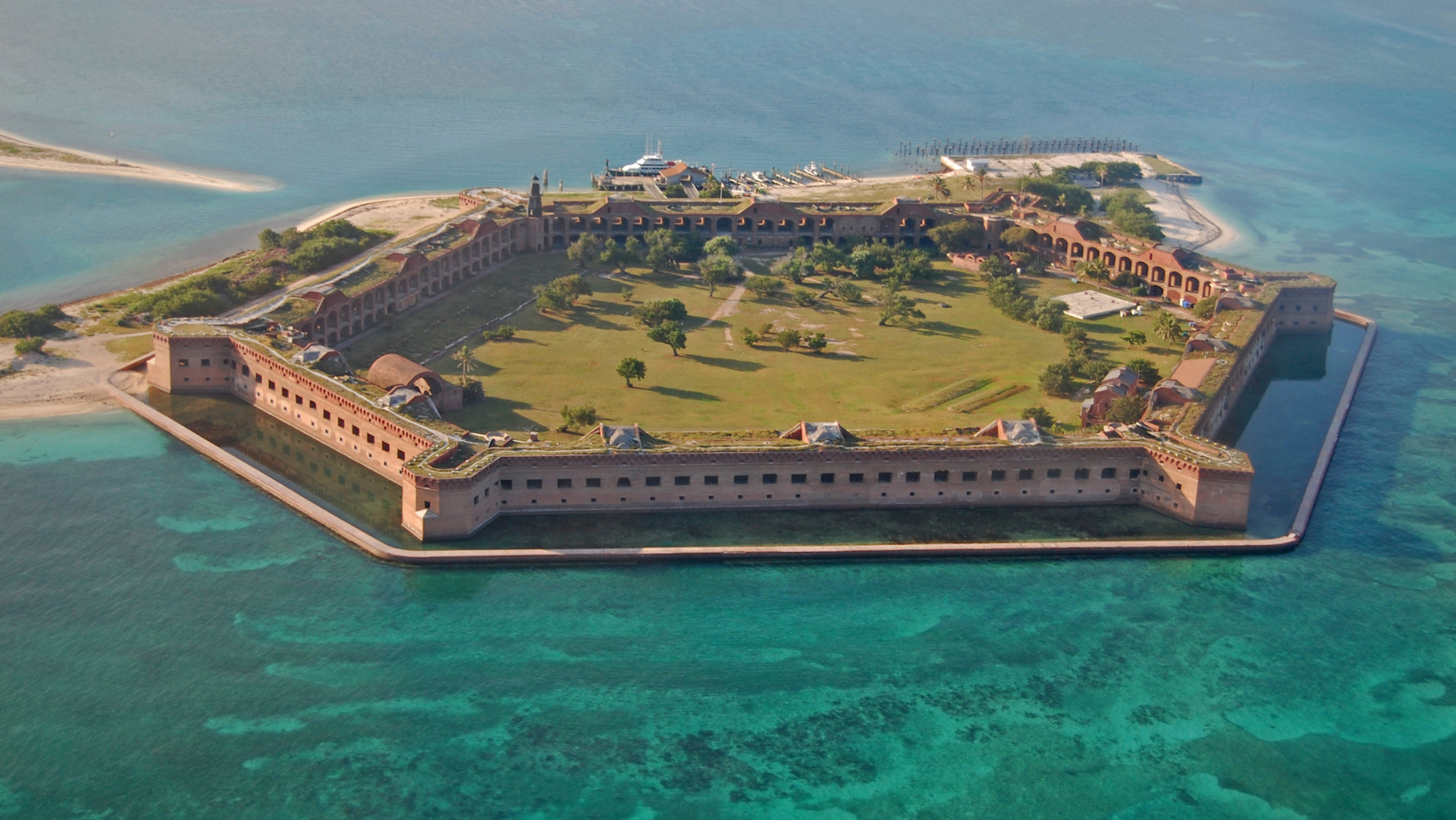 Explore Fort Jefferson in the Dry Tortugas National Park. Discover its history, stunning architecture, and activities on your yacht charter trip.
