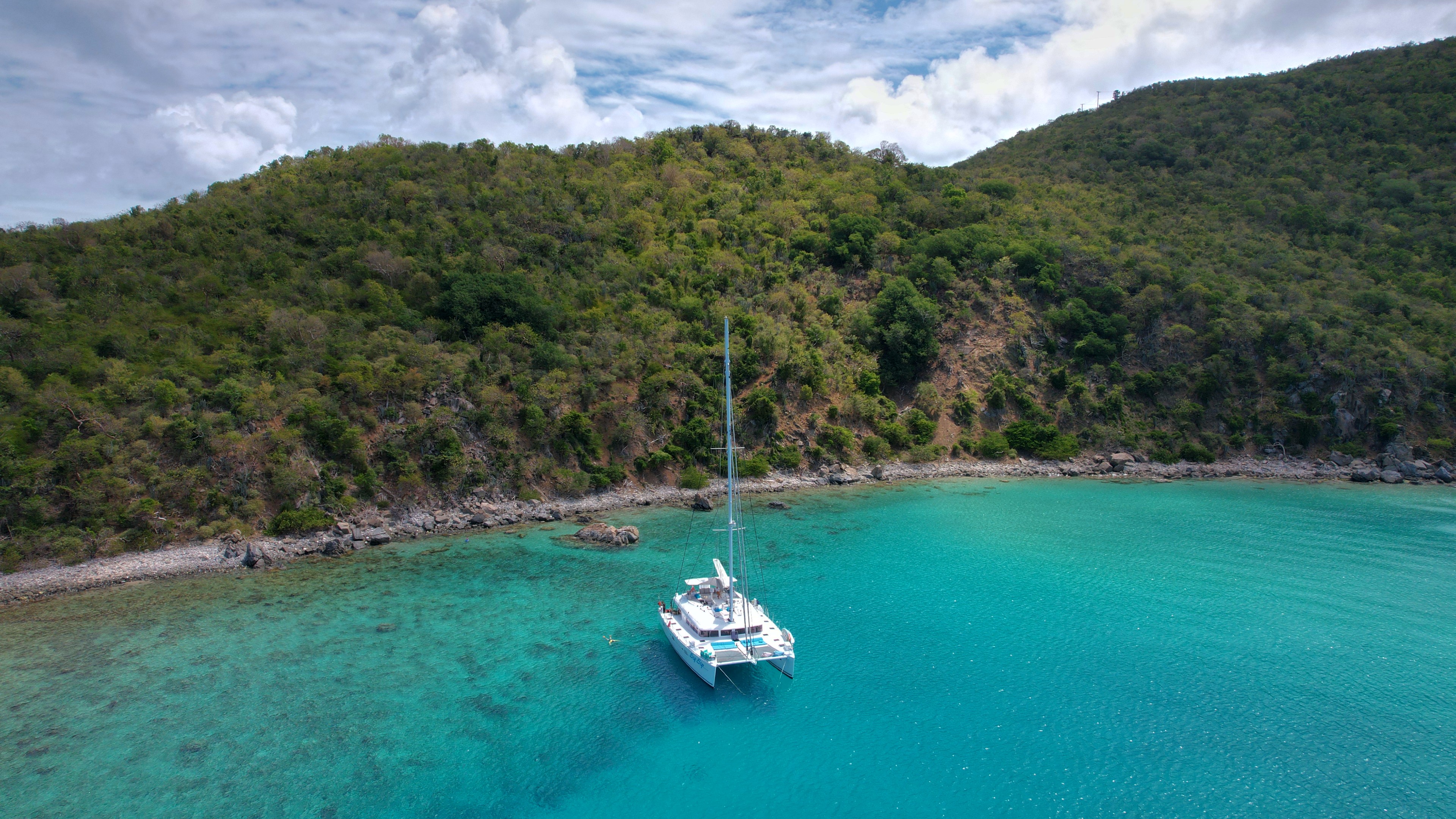 Long Bay, Virgin Gorda in BVI: a beautiful, secluded anchorage between a reef with room for a handful of boats
