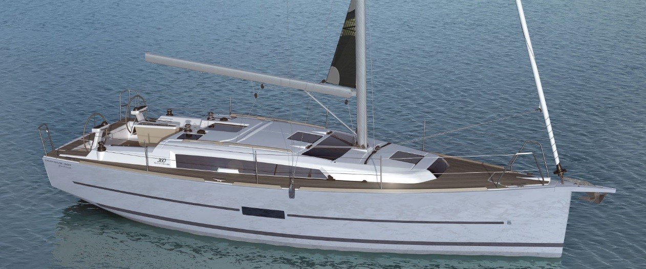 Acajou, a 2019 Dufour 360 GL available for charter in Italy.