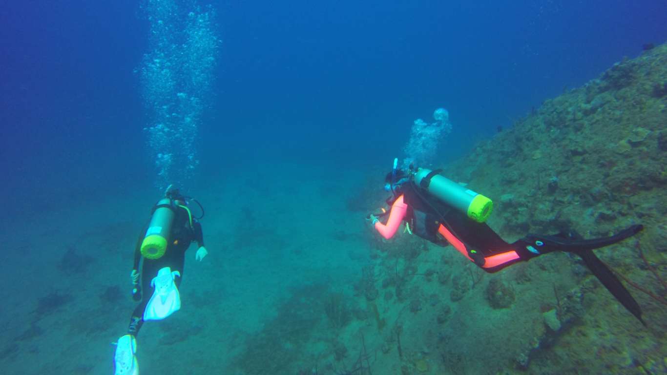 Wreck of the RMS Rhone in BVI: Dive into history at this world-famous shipwreck, teeming with marine life.