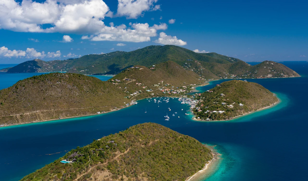 Soper's Hole, Tortola, is a convenient stop for yacht charters in the BVI. Ideal for provisioning, water, fuel, and customs.