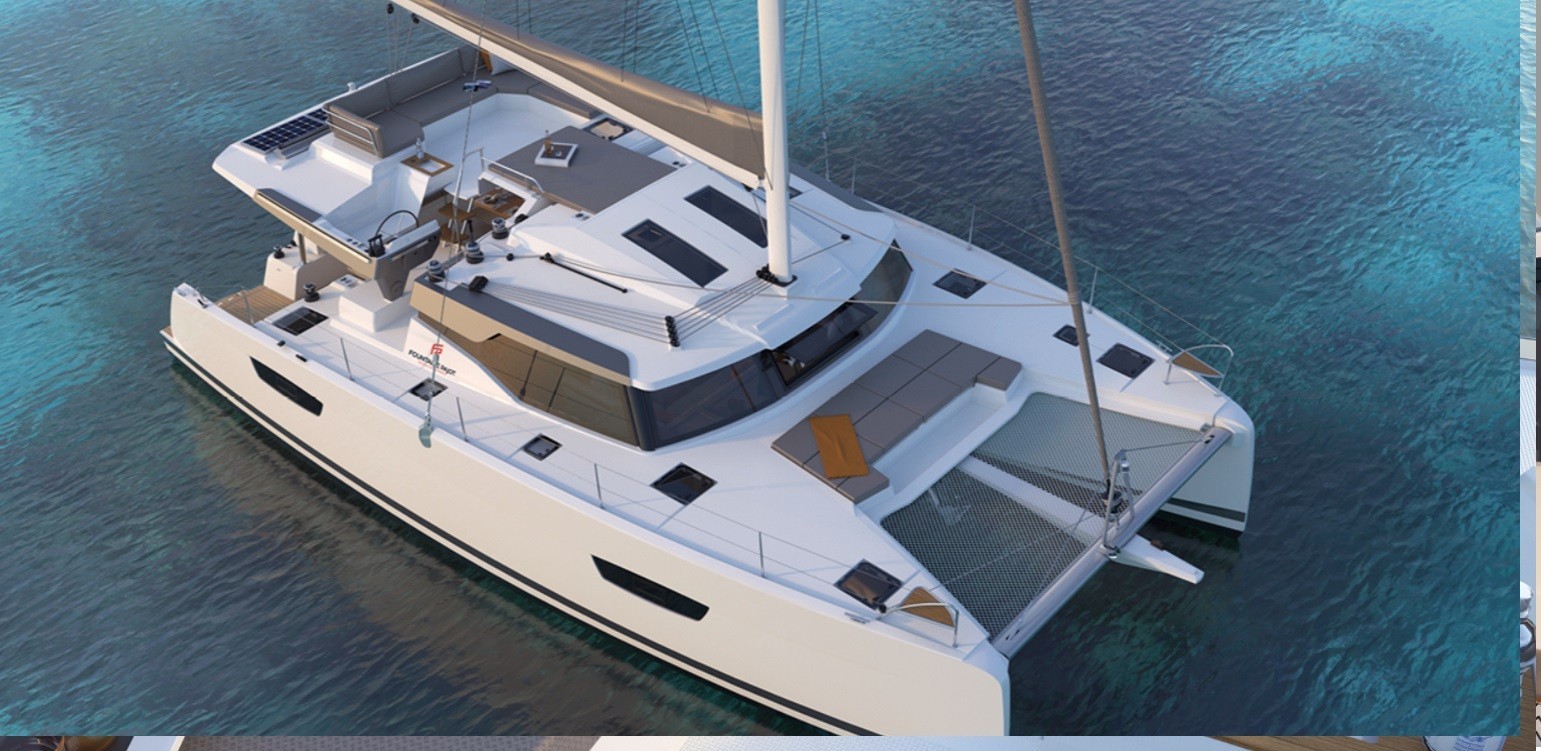 Blue Velvet, a 2024 Fountaine Pajot Elba 45 available for charter in Italy.