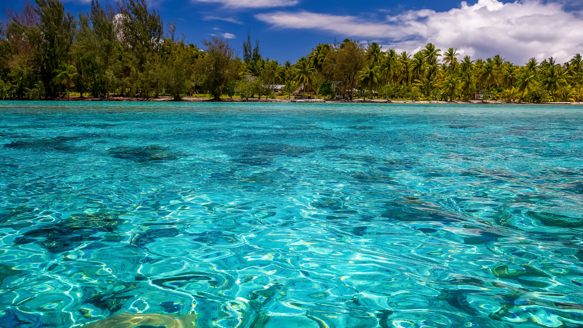 Anchor at Hurepiti Bay, Taha’a, known for its stunning scenery and serene waters, perfect for relaxation.