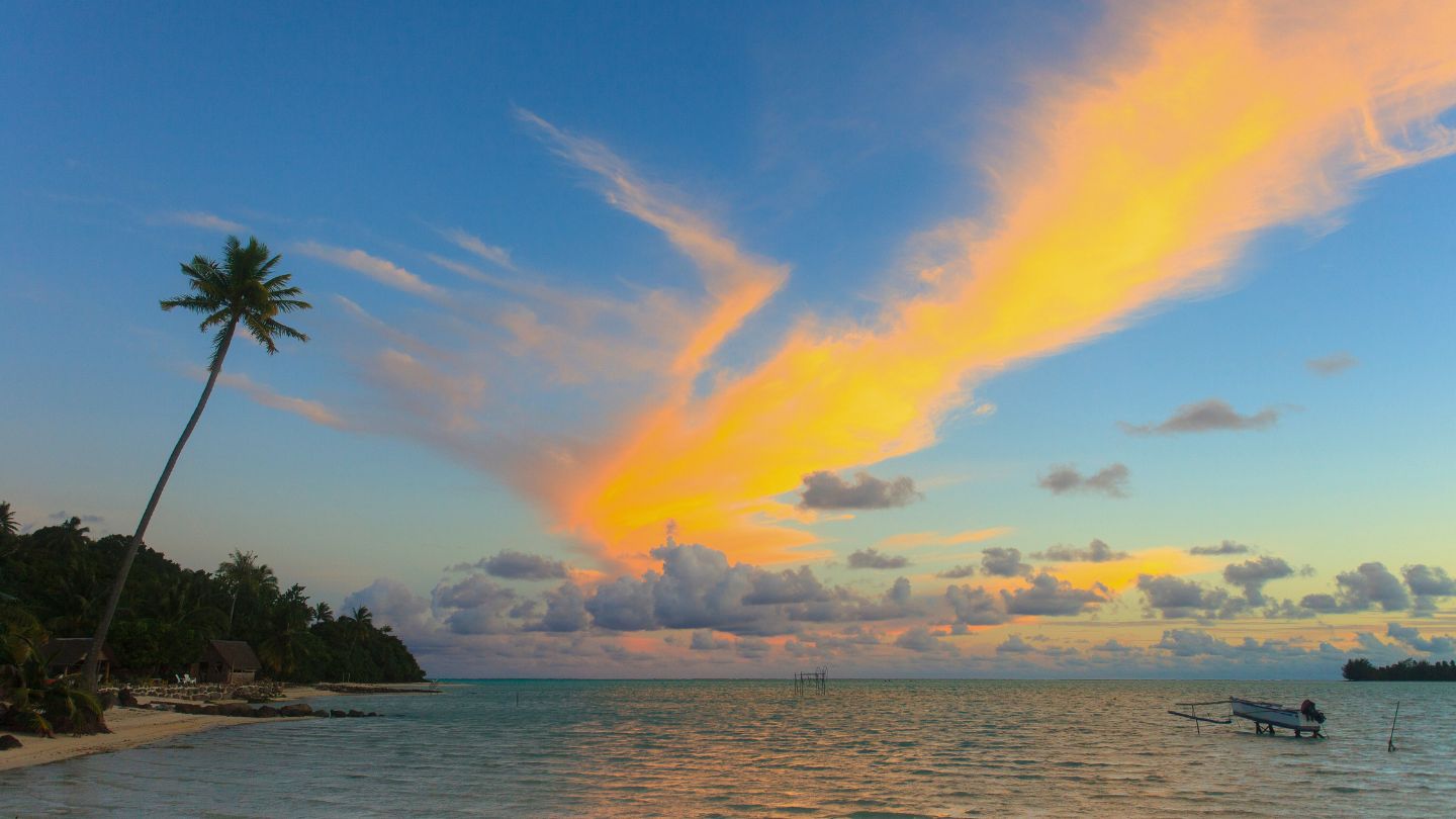 Maupiti, Society Islands: Discover the tranquility of pristine beaches, vibrant lagoons, and rich Polynesian culture on this untouched paradise.