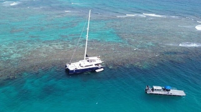Flamenco Beach Catamaran Grounding Incident