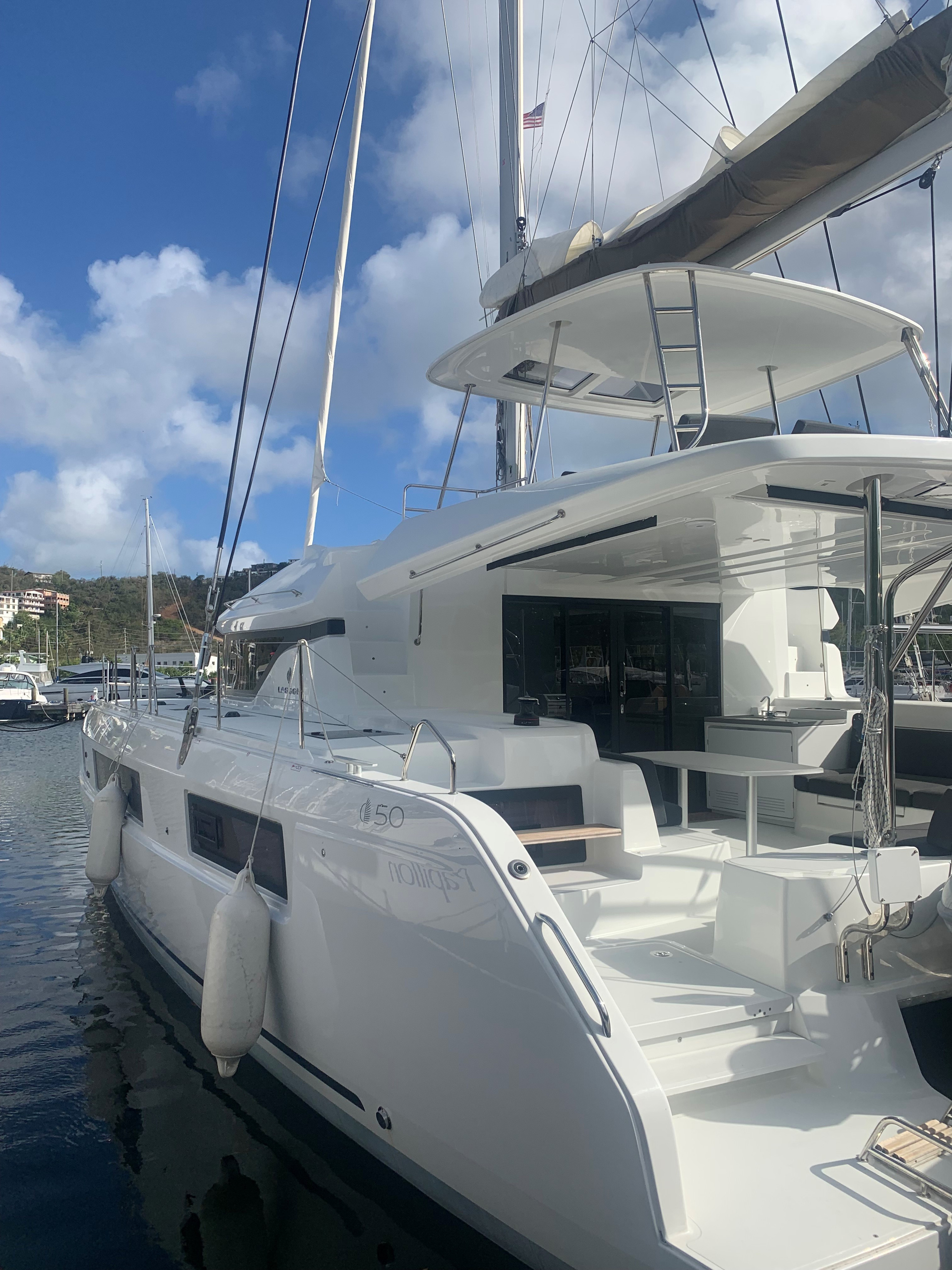 2023 Lagoon 50  'Big Bertha', available for bareboat charter in US Virgin Islands