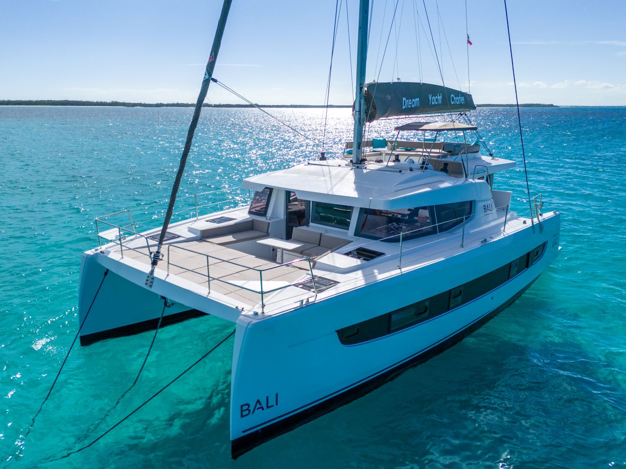 2022 Bali 4.4  'Saga', available for bareboat charter in Exuma Bahamas