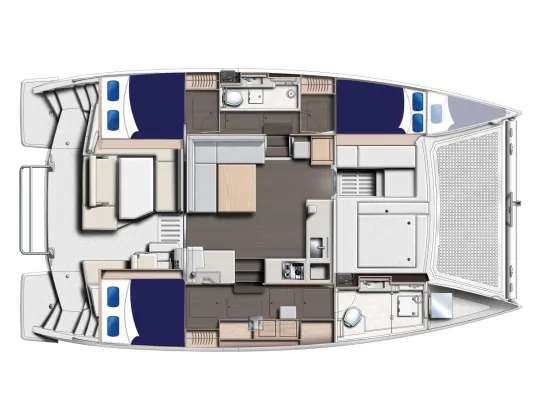 Layout for Moorings 4000, a 1-3 years old Moorings 4000