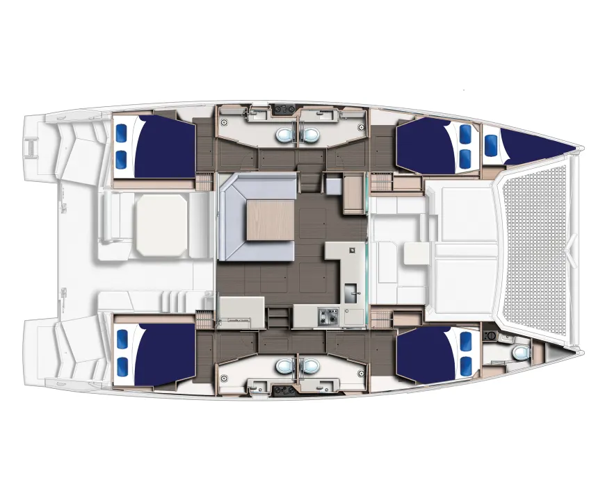 Layout for Moorings 4500, a 1-3 years old Moorings 4500