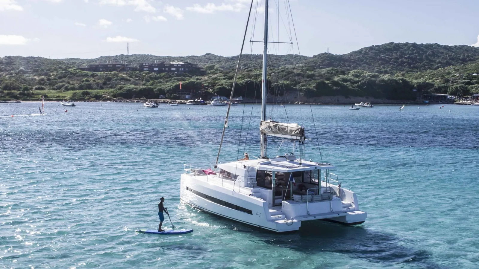 2020 Bali 4.1  'Jacana', available for bareboat charter in Exuma Bahamas