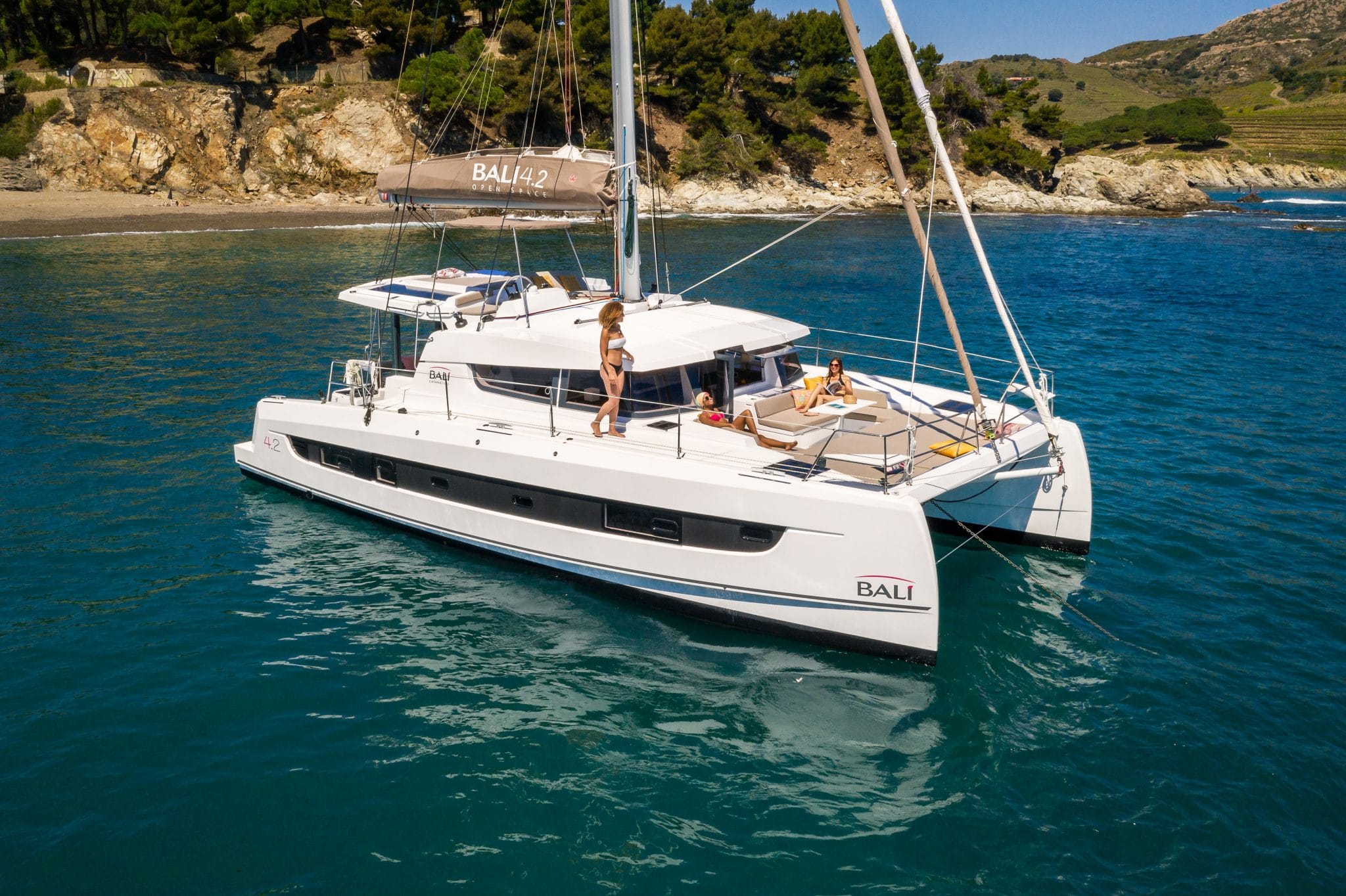 NEDO, a 2024 Bali 4.2 available for charter in Croatia.