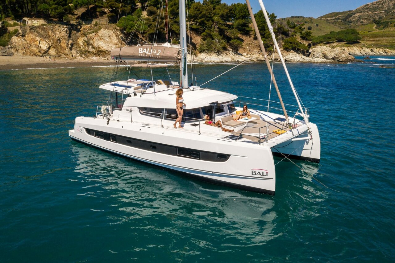 SWEET ESCAPE BVI, a 2023 Bali 4.2 available for charter in the British Virgin Islands.