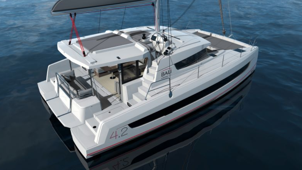 DOROTHEA, a 2024 Bali 4.2 OW available for charter in the British Virgin Islands.