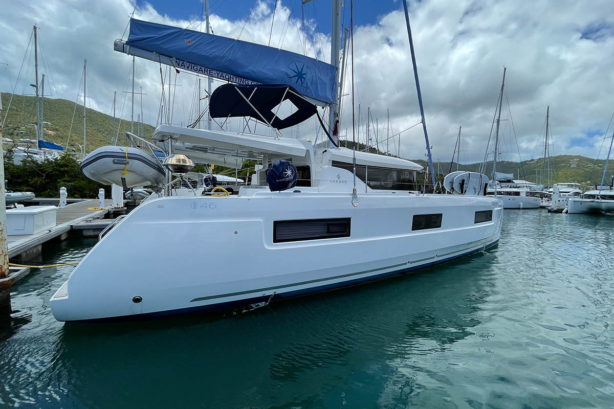 2022 Lagoon 46 'NO REGRETS', available for bareboat charter in Greece