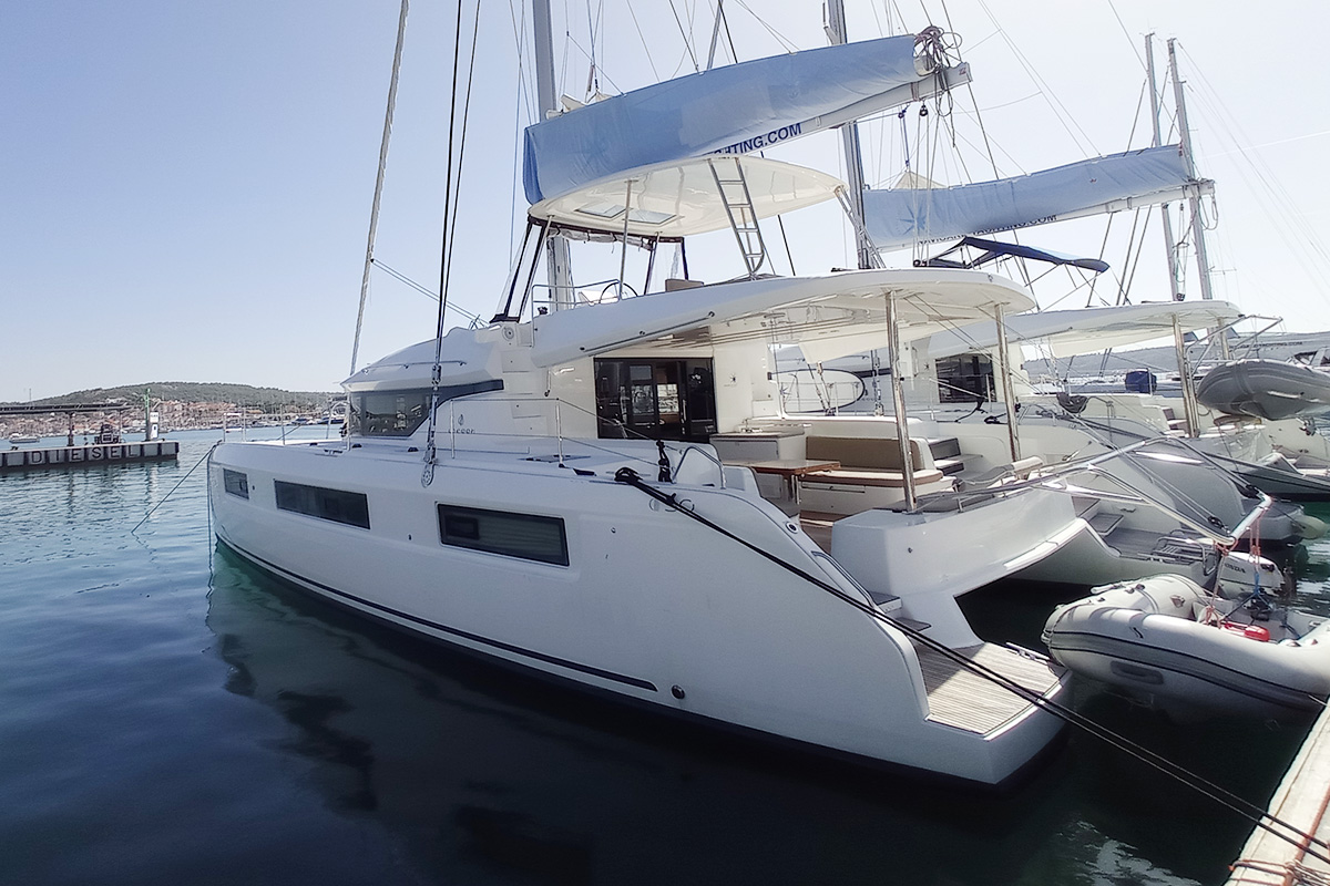 VI LA UT, a 2019 Lagoon 50 available for charter in Croatia.