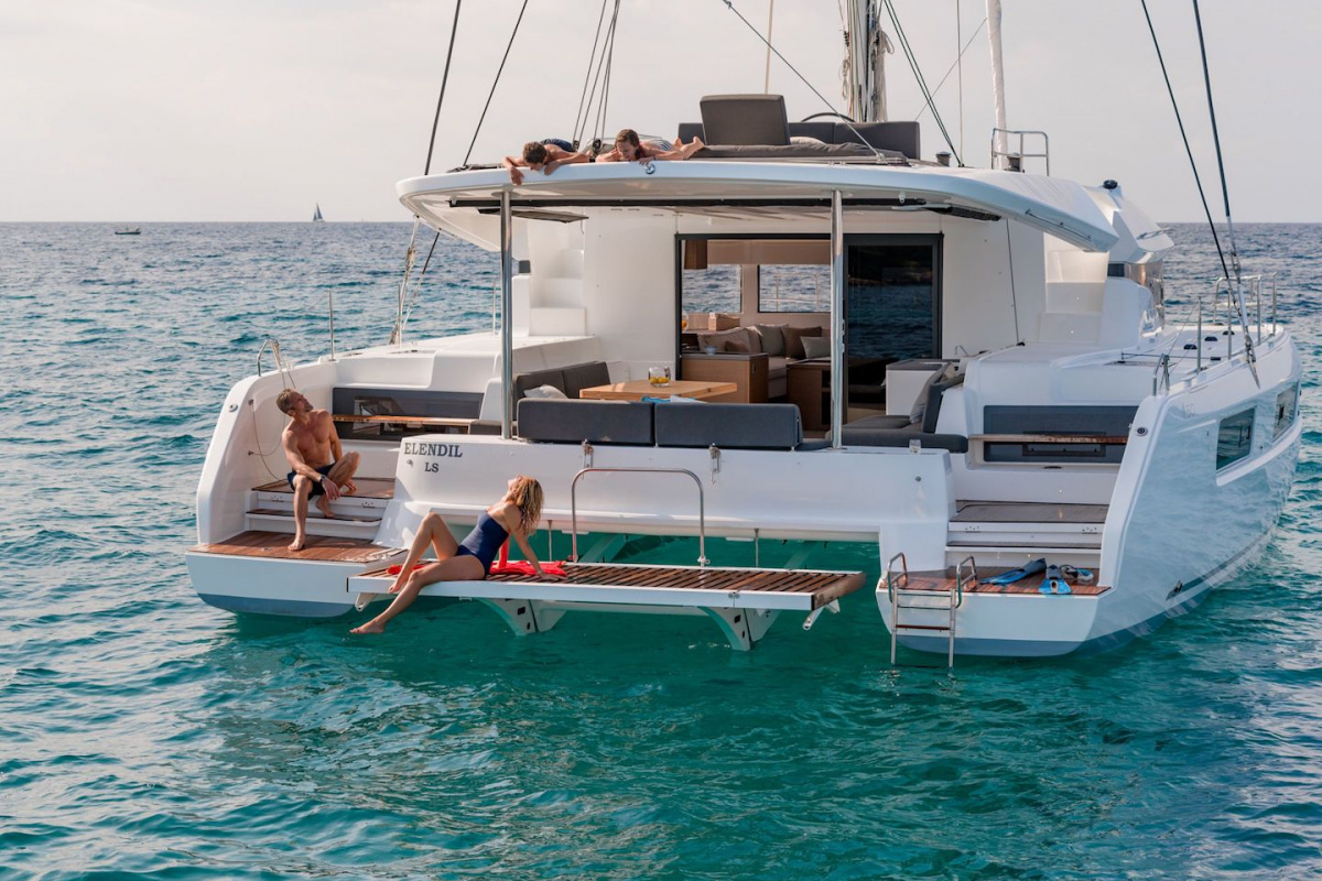 SKYE, a 2023 Lagoon 50 available for charter in the British Virgin Islands.