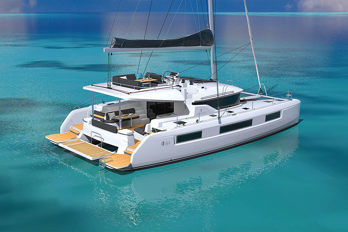 SAPPHIRE SEAS, a 2024 Lagoon 51 available for charter in the Abaco Bahamas.