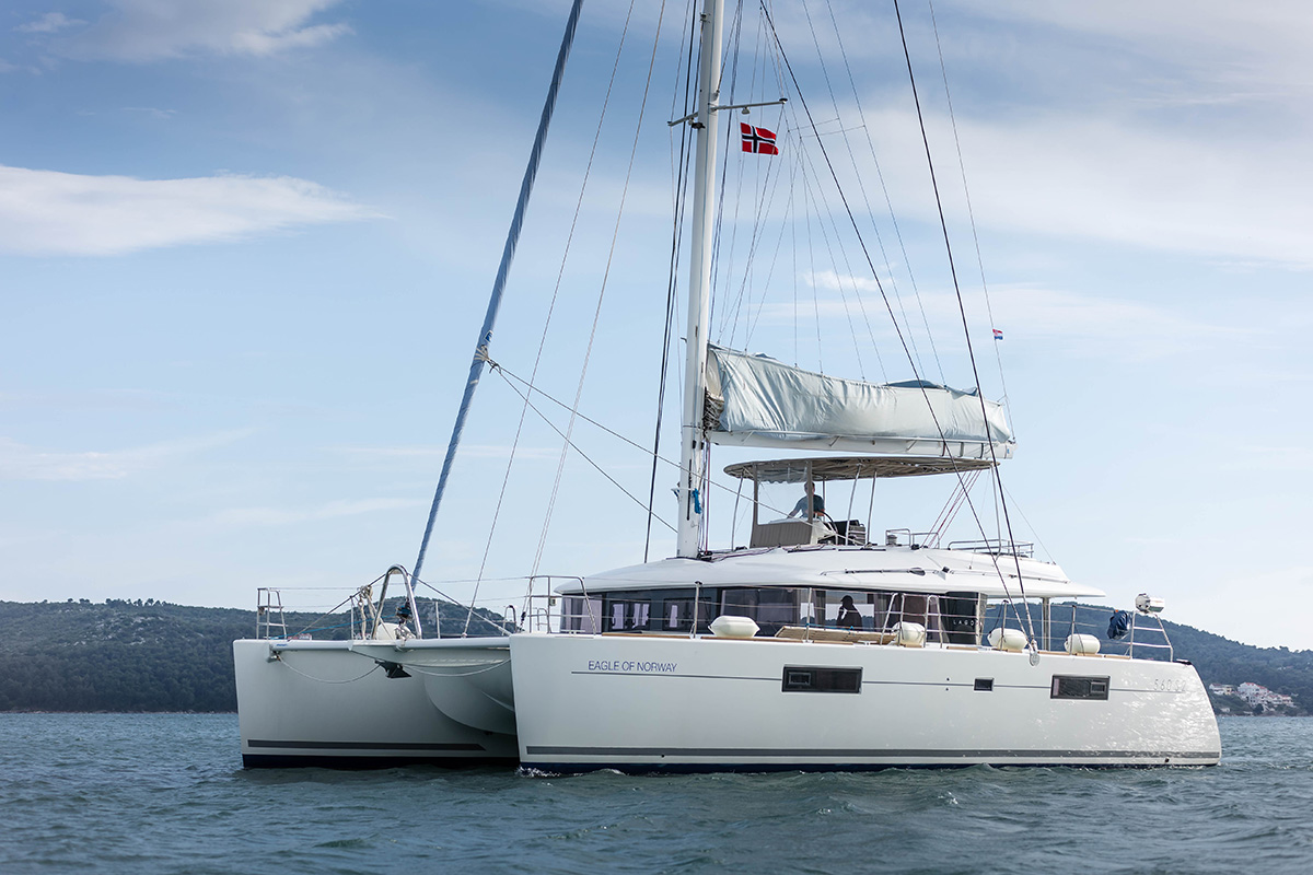 EAGLE OF NORWAY (CREWED), a 2016 Lagoon 560 S2 available for charter in Croatia.