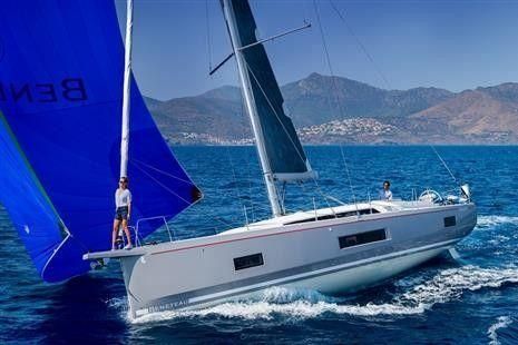 REWI, a 2025 Oceanis 46.1 available for charter in Greece.