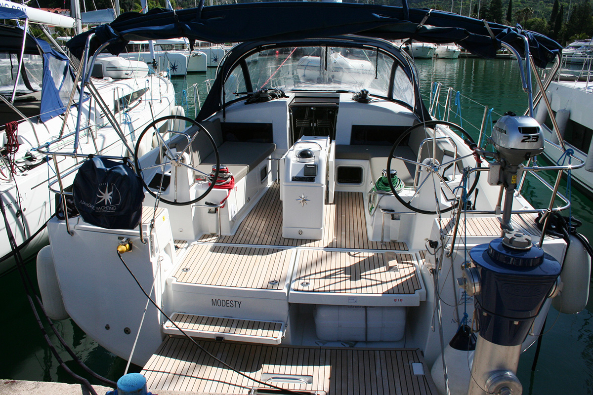MODESTY, a 2019 Sun Odyssey 440 available for charter in Croatia.