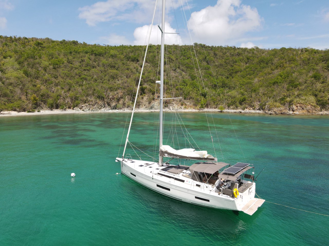 FAT BOTTOM GIRL, a 2021 Dufour 530 available for charter in the British Virgin Islands.