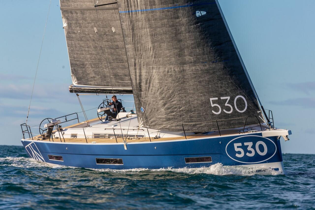 2022 Dufour 530 'PURA VIDA', available for bareboat charter in British Virgin Islands
