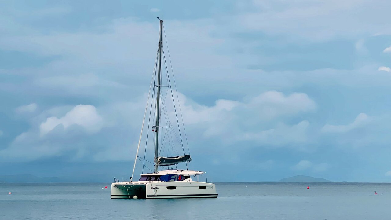 TIME THIEF, a 2020 Fountaine Pajot Astrea 42 available for charter in the British Virgin Islands.