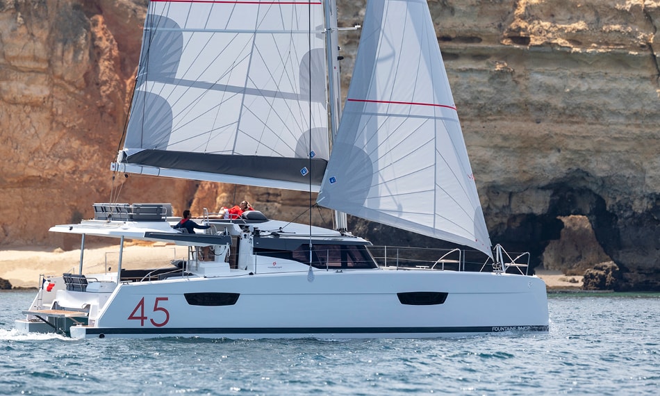 LUCKY TRAVELLER, a 2024 Fountaine Pajot Elba 45 available for charter in the British Virgin Islands.