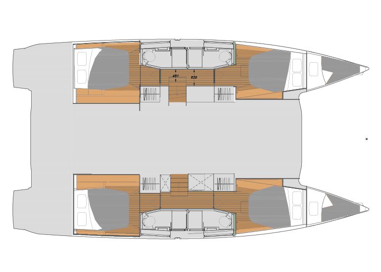 TWO PHISH, 2023 Fountaine Pajot Elba 45, British Virgin Islands