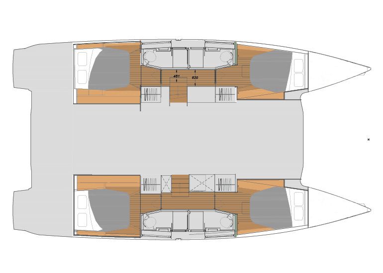 ALTERNATE CURRENT, 2024 Fountaine Pajot Elba 45, British Virgin Islands