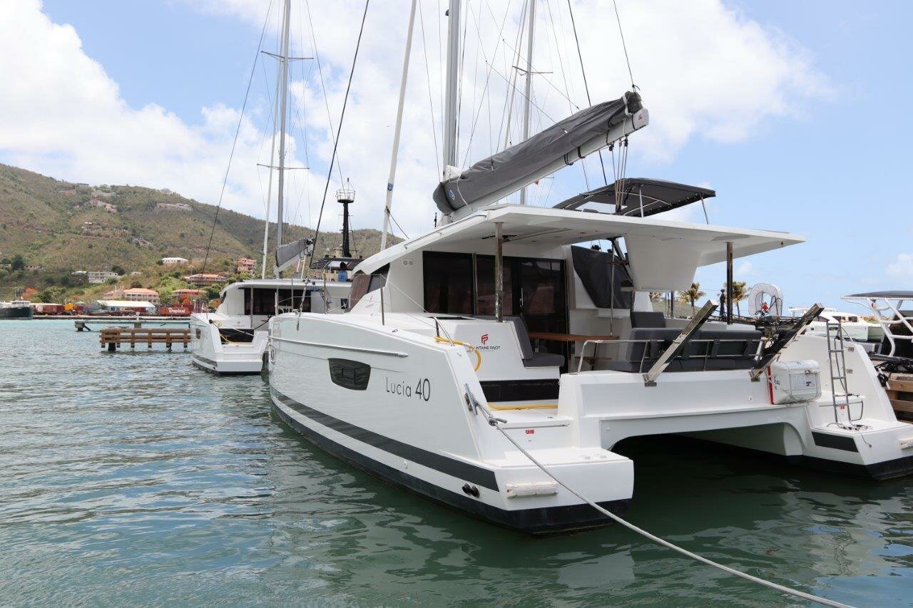 WISH YOU WERE HERE, a 2020 Fountaine Pajot Lucia 40 available for charter in the British Virgin Islands.