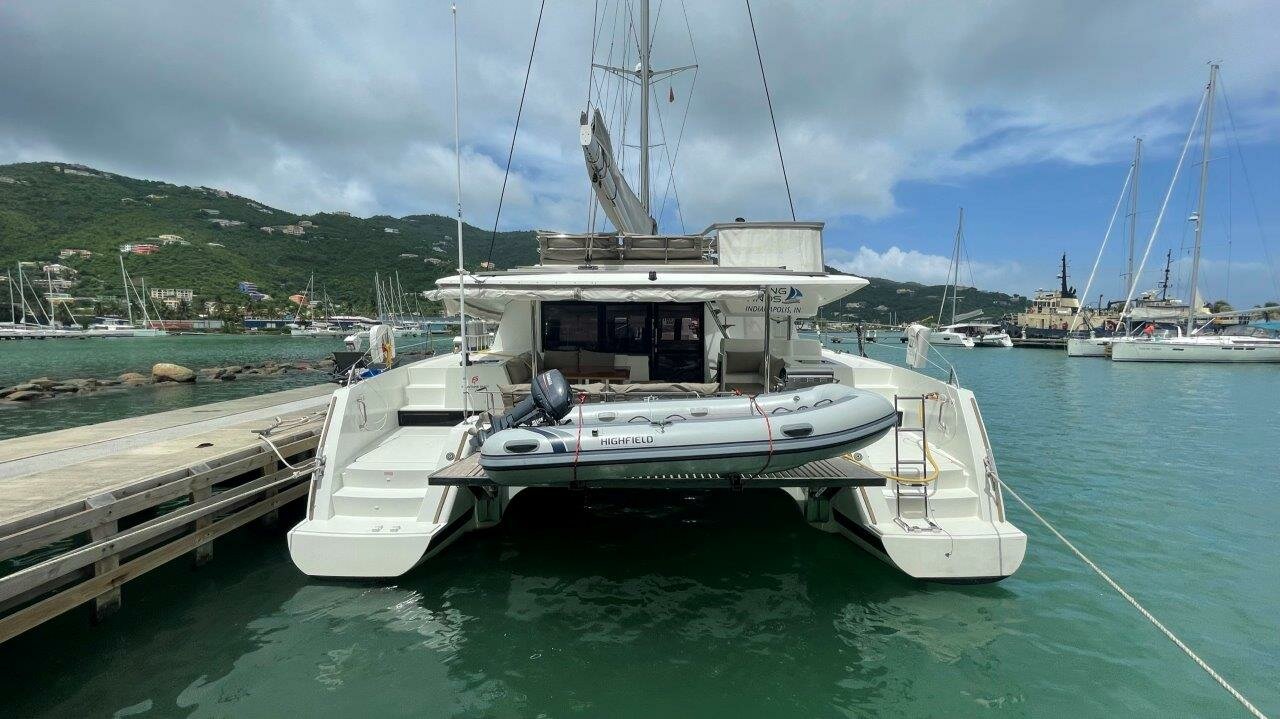 SINGING WINDS, a 2019 Fountaine Pajot Saba 50 available for charter in the British Virgin Islands.