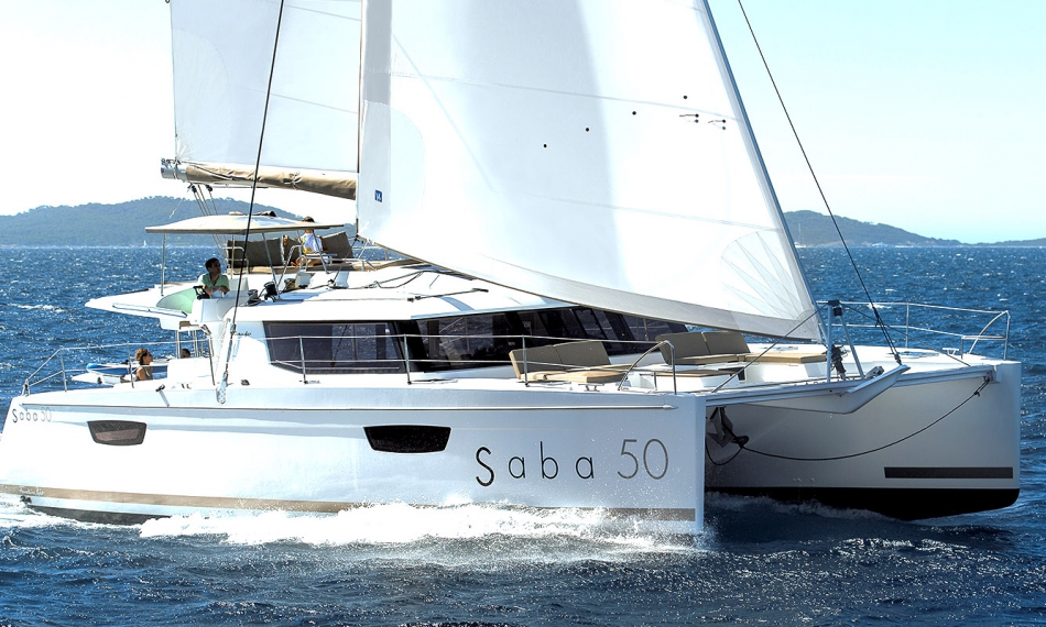 SERENATA, a 2020 Fountaine Pajot Saba 50 available for charter in the British Virgin Islands.