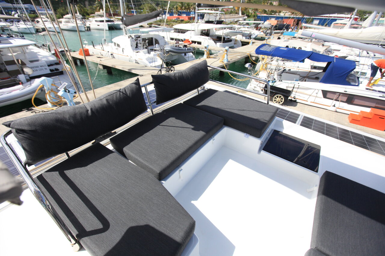 THREE SHEETS, 2019 Fountaine Pajot Saona 47 Quintet, British Virgin Islands