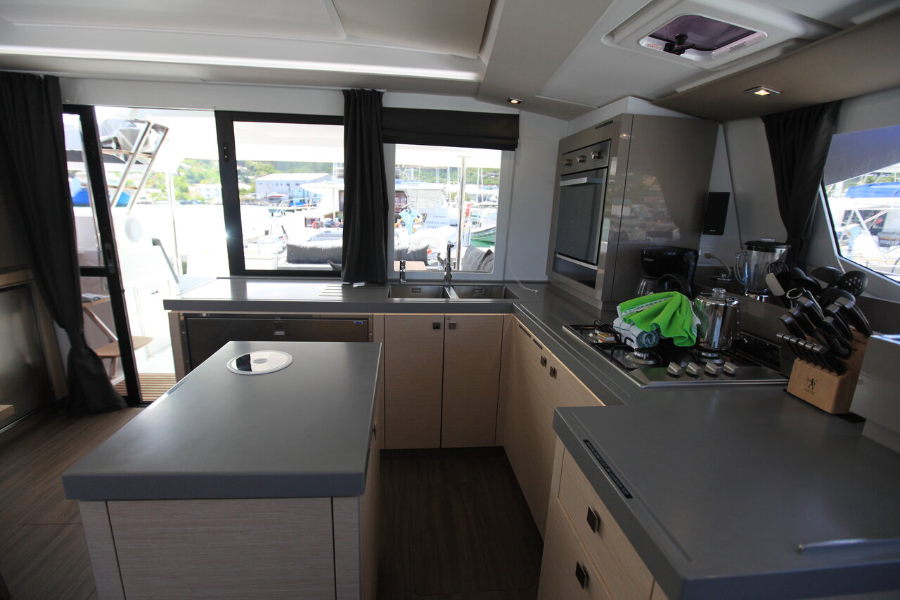 THREE SHEETS, 2019 Fountaine Pajot Saona 47 Quintet, British Virgin Islands