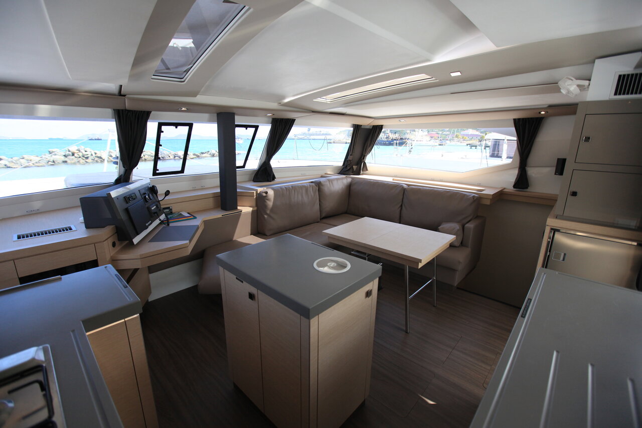 THREE SHEETS, 2019 Fountaine Pajot Saona 47 Quintet, British Virgin Islands