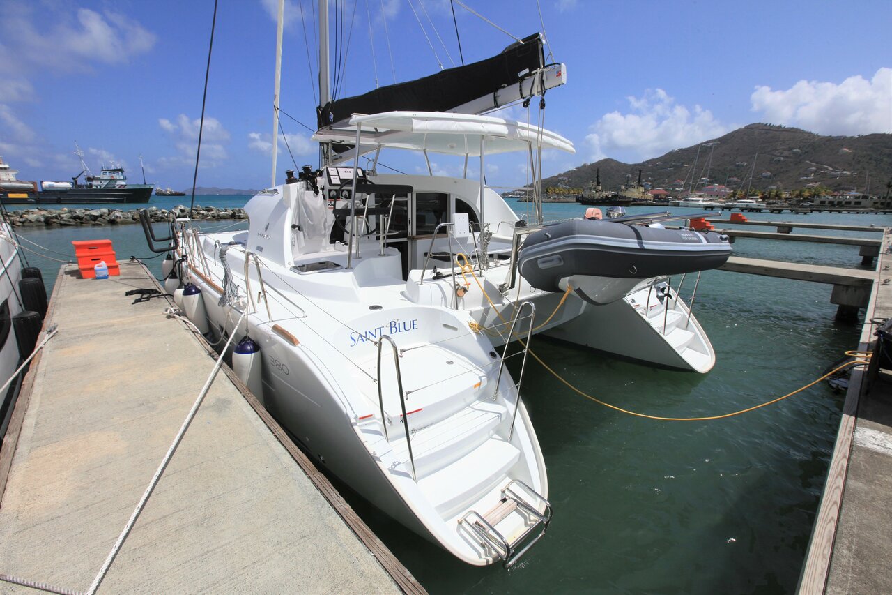 SAINT BLUE, a 2019 Lagoon 380 available for charter in the British Virgin Islands.