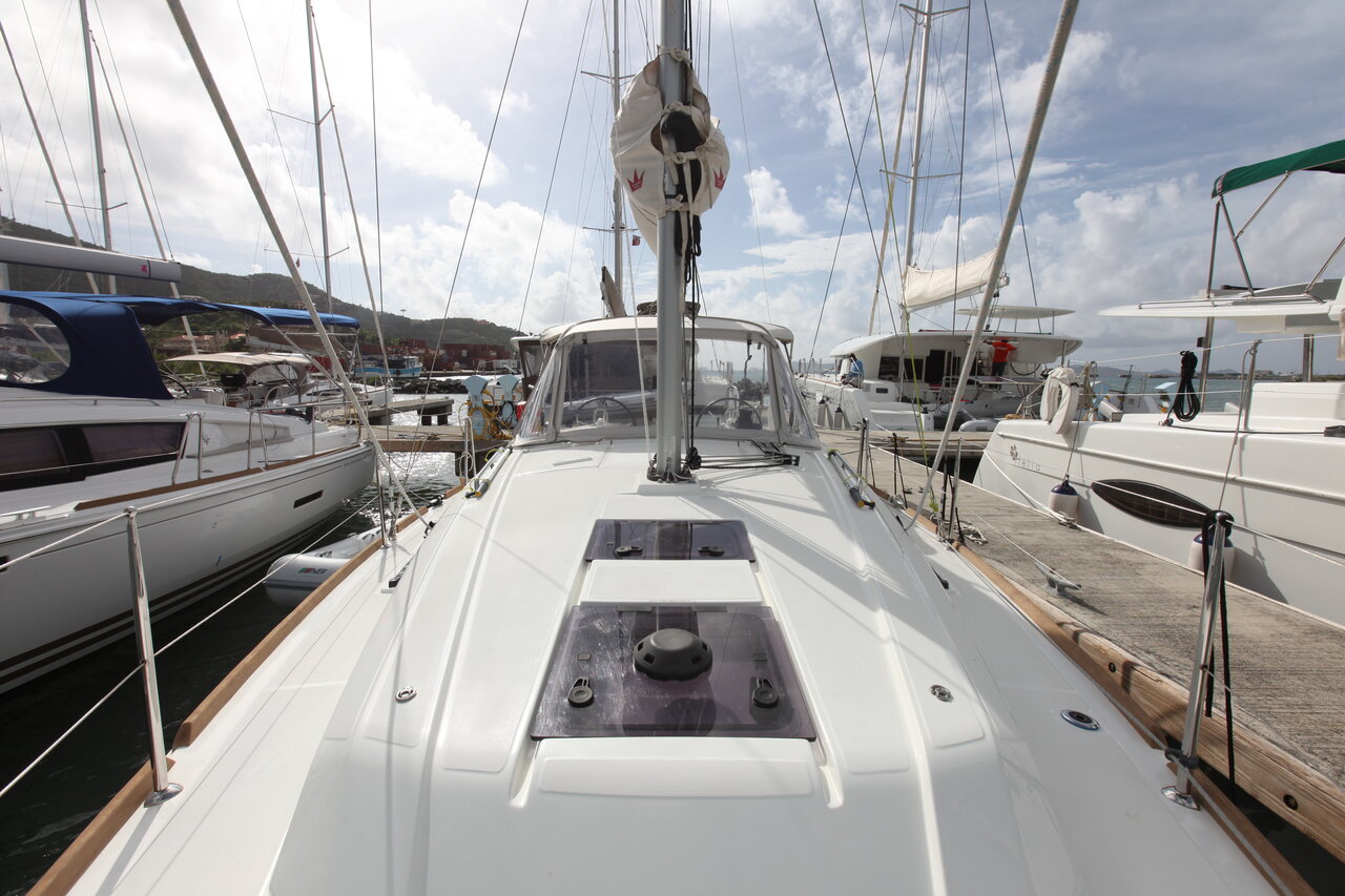 COZMO, a 2018 Oceanis 35.1 available for charter in the British Virgin Islands.