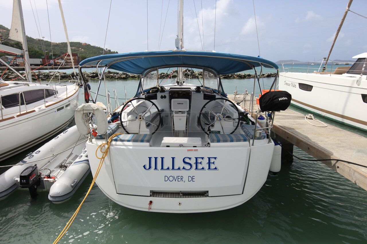 2017 Sun Odyssey 419 'JILLSEE', available for bareboat charter in British Virgin Islands