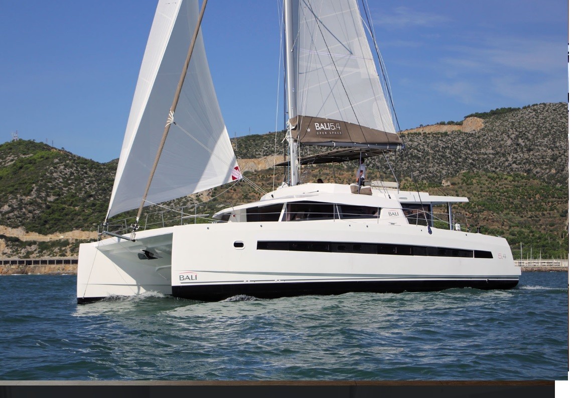 TULKAS, a 2020 Bali 5.4 available for charter in La Paz, Mexico.