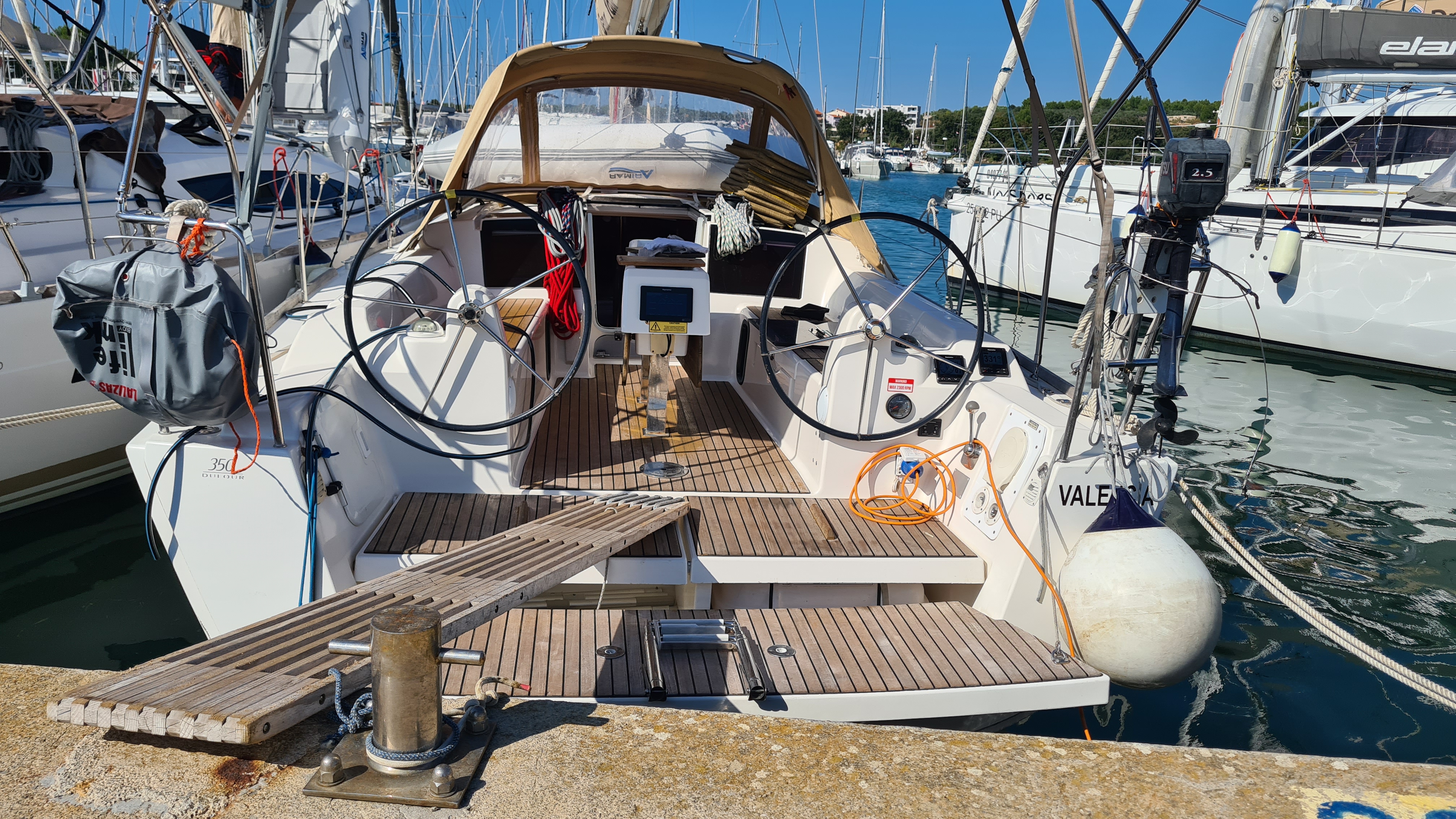 VALENCIA, a 2016 Dufour 350 GL available for charter in Croatia.