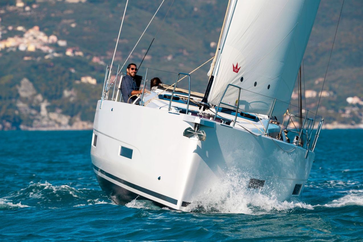VULGAIRE MACHIN, a 2023 Dufour 390 available for charter in the British Virgin Islands.