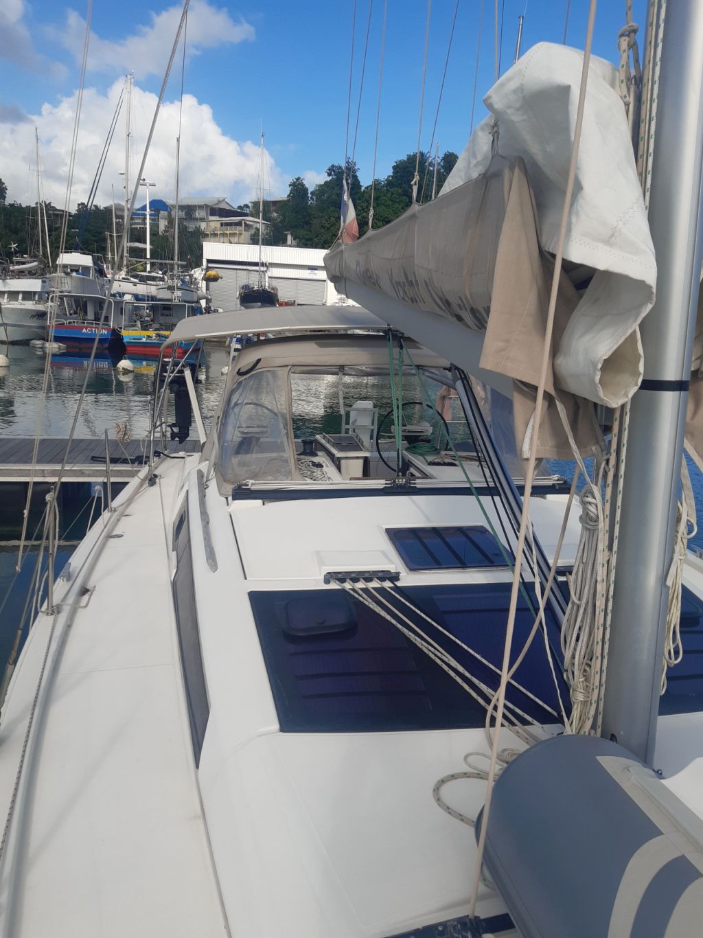 MAYBE TOMORROW, 2023 Dufour 390 GL, Exuma Bahamas
