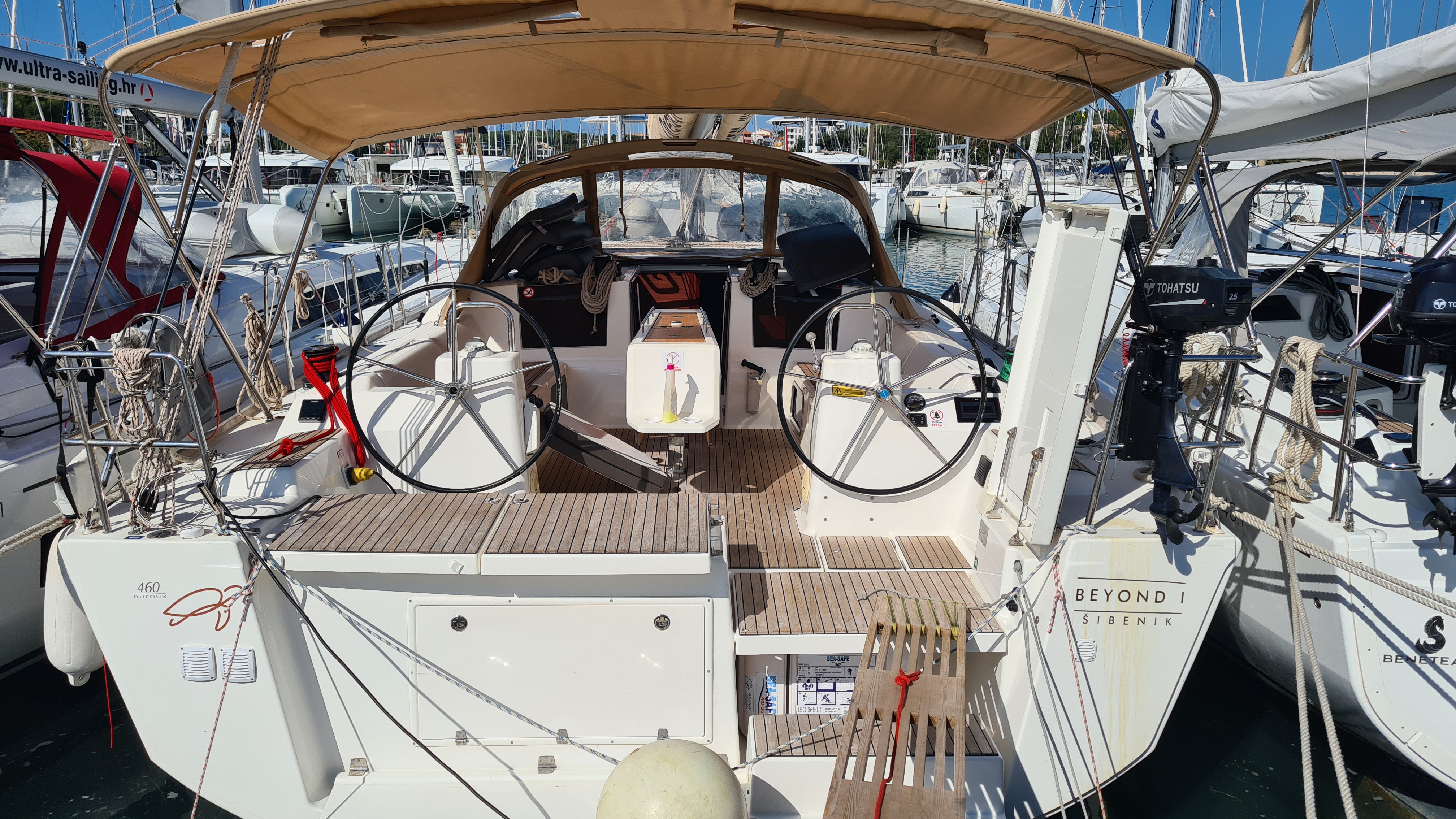 BEYOND I, a 2019 Dufour 460 GL available for charter in Croatia.